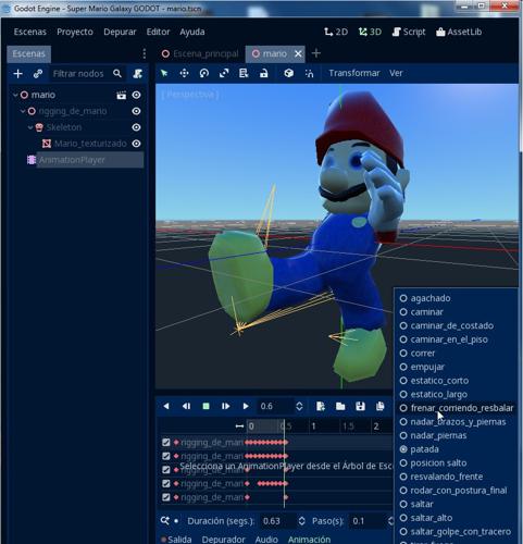 Mario Rigging compatible with Godot Game Engine preview image